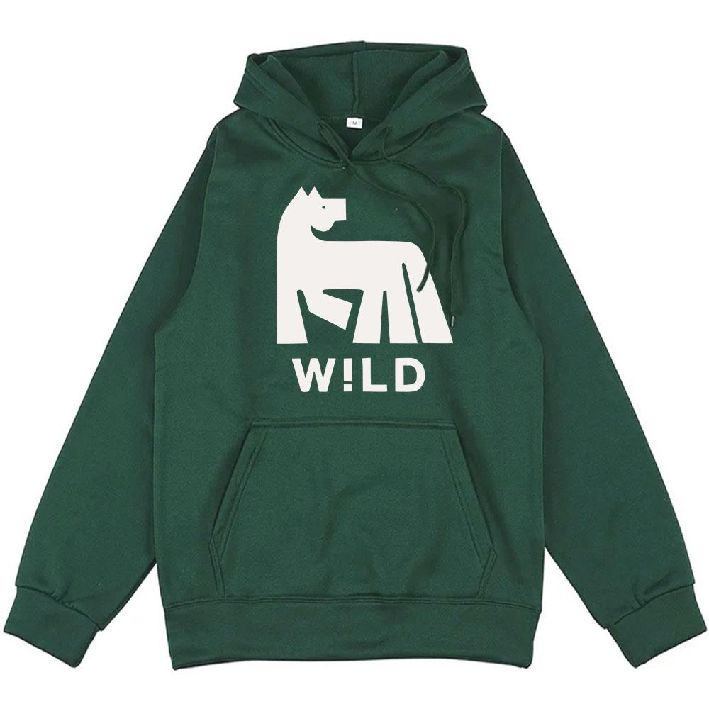 W!LD Album Grafik Kapuzenpullover Russ Sänger Lustiger Cartoon Print Sweatshirts Fleece Locker Unisex Streetwear Herren Damen Kleidung Grunge