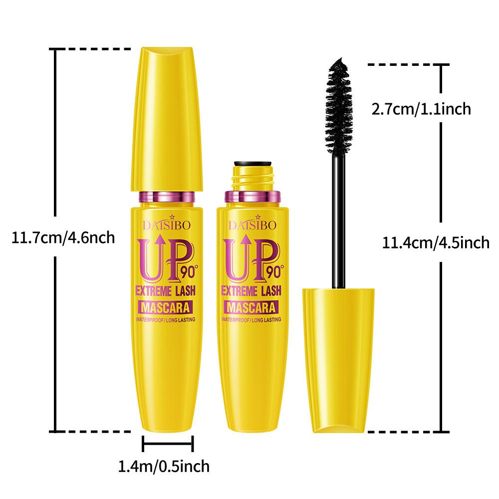 Mascara Waterproof and Sweatproof Lengthening and Non-smudging Black Mascara Quick-drying and Long-lasting Mascara
