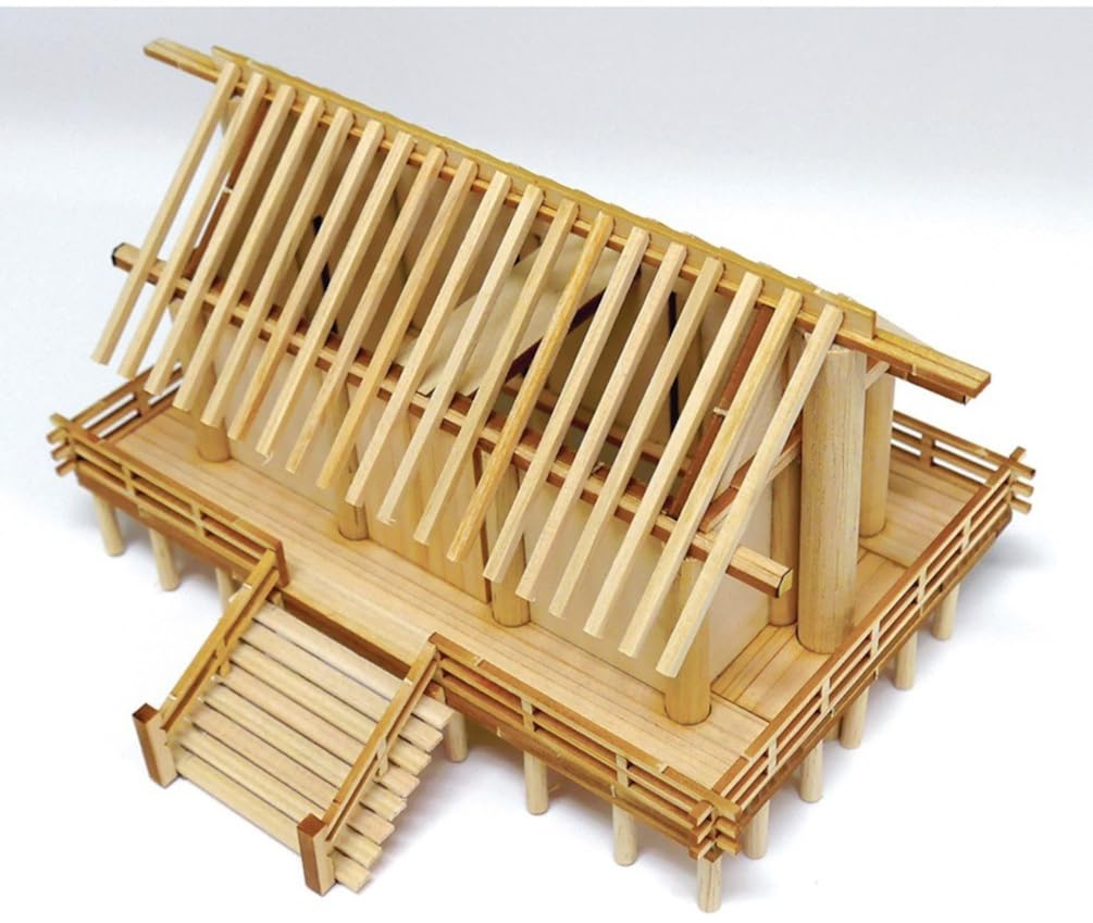 Woody Joe Shrine Wooden Model Assembly Kit 1/150 Shinmei-zukuri (Building)