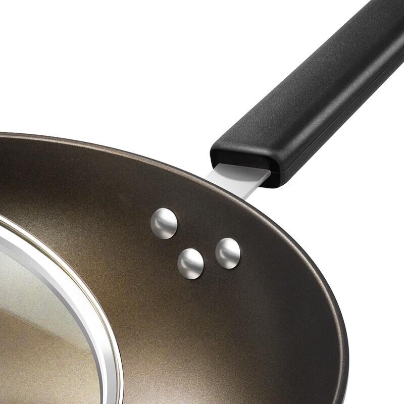 EFULLOT 32cm Titanium Nonstick Wok