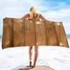 Retro Aged Barn Wood Beach Towel Sand Free Farmhouse Beach Towel Bathing Towel Lightweight Pool Towels for Adult Women Men