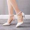 Women Shoes 7/9Cm Heels Sandals Summer Thin Heels Women Pumps Pointed Toe Women Sandals Sexy Party Shoes High Heels