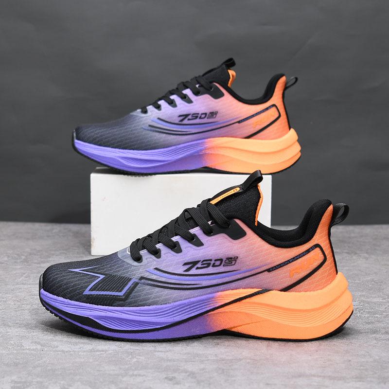 22 summer new breathable running shoes lightweight sports shoes color matching couple mesh shoes 35
