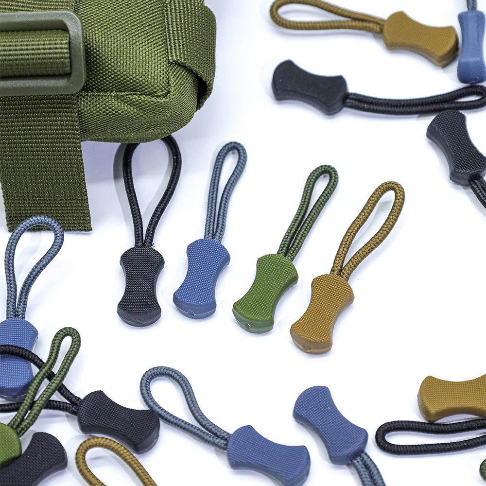 Tirette de fermeture éclair en forme d'arête de poisson pour bagages, sacs et vêtements