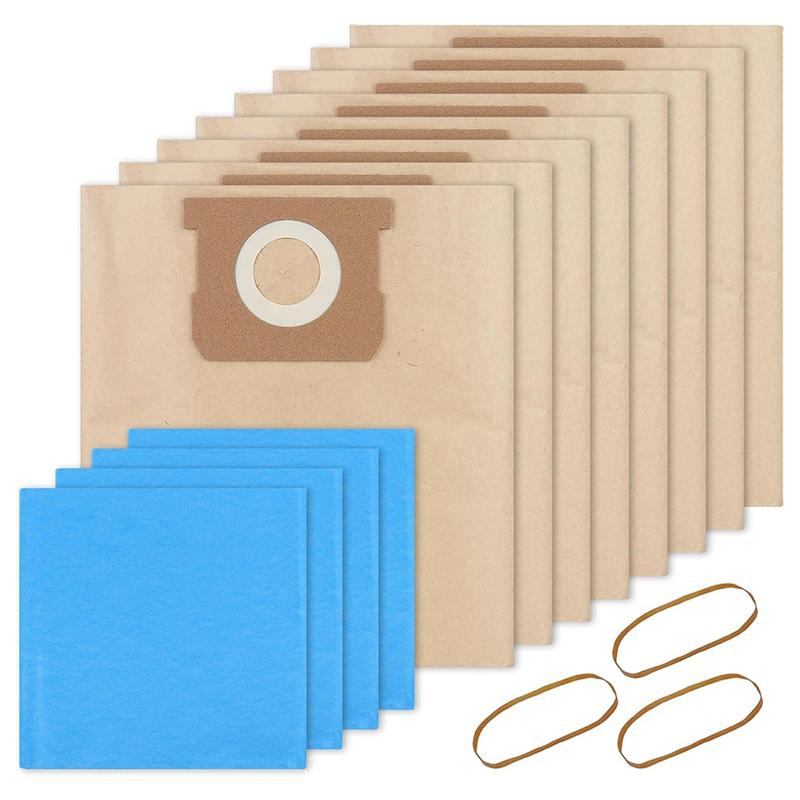 A65T-19-3100 Bags Fit For Stanley Shop Vac 5-6 Gallon/Gal Wet Dry Vacuum Cleaner 19-3100 Disposable Filter Bags