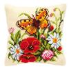 Cross-stitch Cushion Kit - Vervaco - Field Flowers - 40x40cm - 100% Cotton Canvas - 100% Acrylic Threads