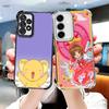 Cardcaptor Sakura Cute Girl Plating Phone Case For Samsung A17 A07 A37 A57 A16 A56 A15 A55 A14 A54 A13 A53 A26 A36 A25 A35 A24 A