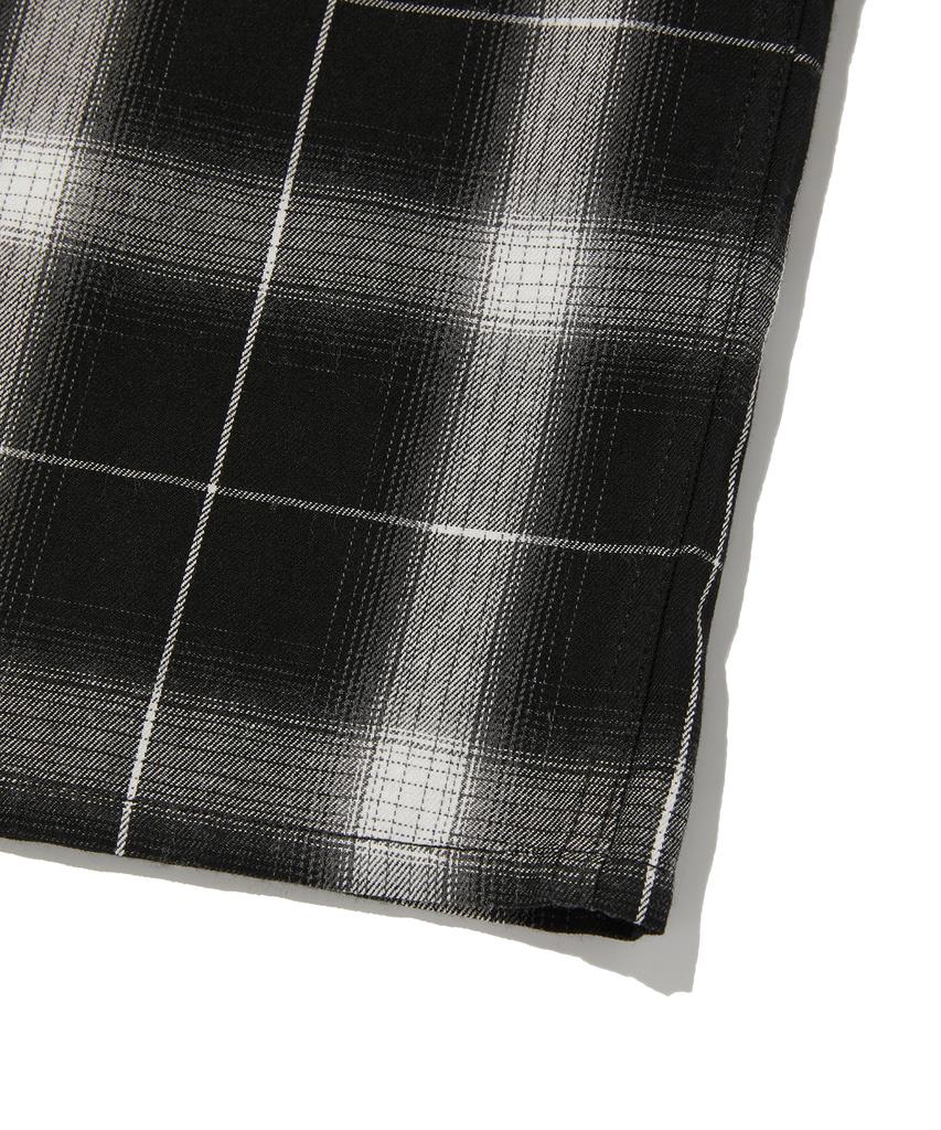 Seuweideu Check Short Sleeve Shirt [Black]