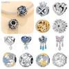 NEW 925 Silver Charm Beads Fit Original Bangle DIY Star Moon Sun Cross Heart Designs Perfect Party Gift