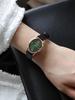 Benaenku Gem-Rosegold/Emerald (Black Leather)