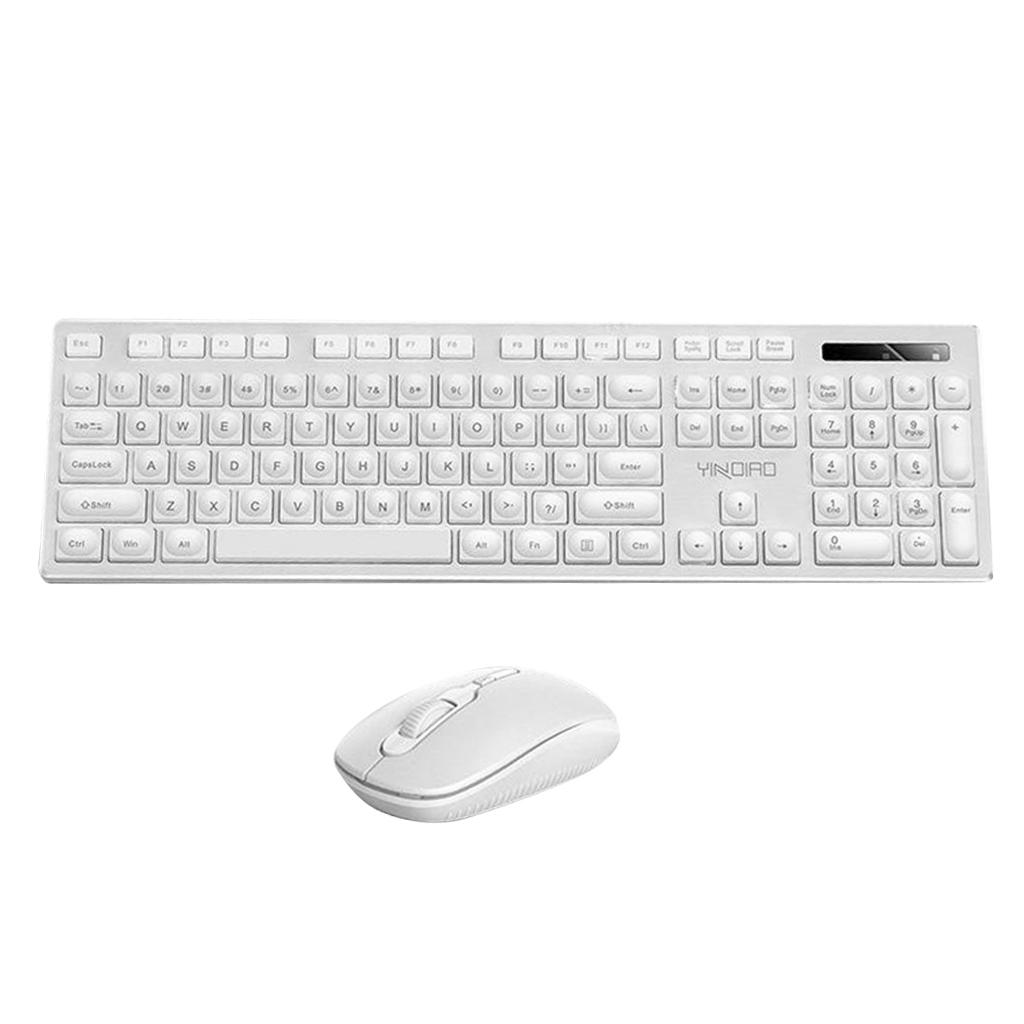 Buy Wireless Keyboard and Mouse, 2.4GHz Silent USB Mouse Combo, Full