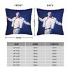 Pierre Garnier Singer Pillowcase Printed Polyester Cushion Cover Decor Pillow Case Cover Home Zipper 45*45Cm