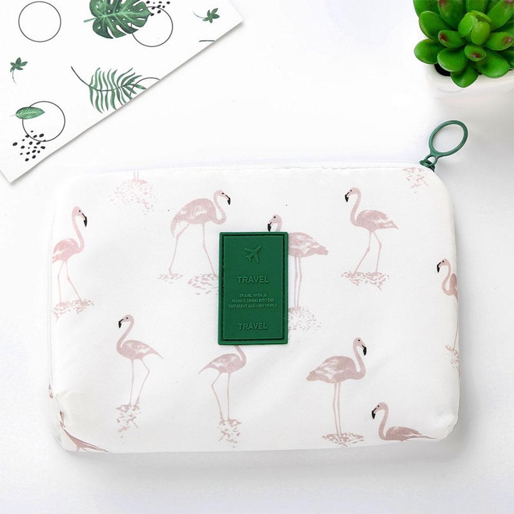 

Portable Shakeproof Storage Bag for Travel Charger Data Cable Sundries Organize Flamingo#0