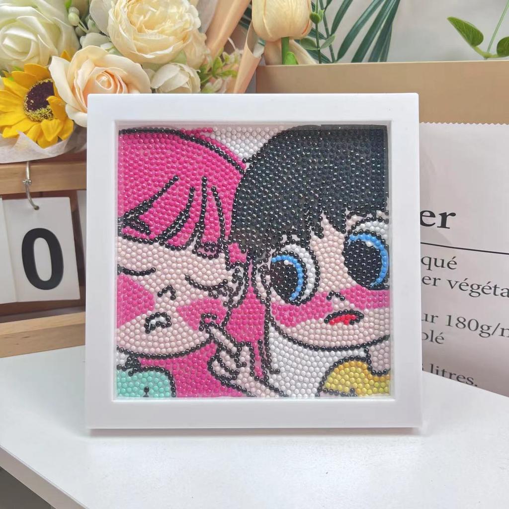 Children'S Diamond Painting Handmade Diy Masonry Painting Cartoon Diamond Sticker Bedroom Living Room Decorative Painting Photo Frame