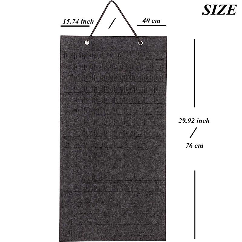 Earrings Hanging Organizer Wall Earring Holder Soft Felt Hanger For Jewelry Necklace Earring Ring Stud Display Holder