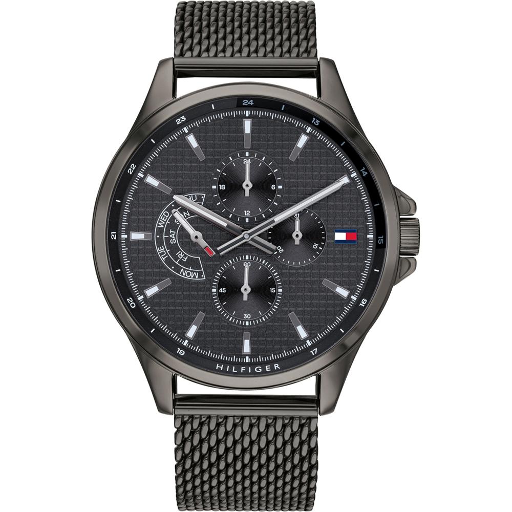 Tommy Hilfiger Shawn Grey Dial Grey Metal Men s Quartz Watch 1791613 серый