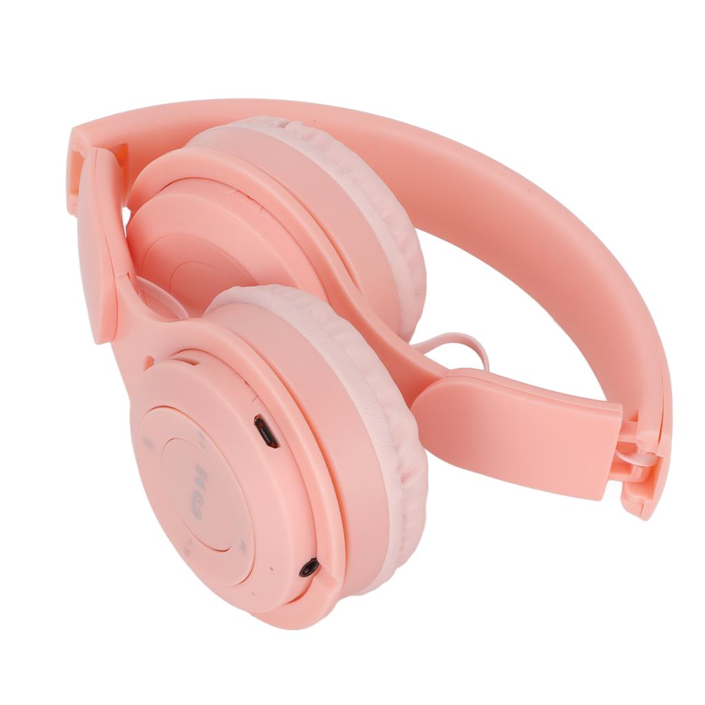Y08 Kids Headphone Macaron Stylish Stereo Sound Foldable Plug In Card Bluetooth Over Ear Headphones