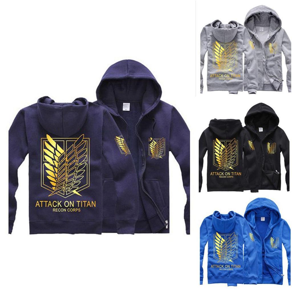 Premium Quality Anime Attack On Titan Men's Fit Hoodie Coat Perfect For Any Occasion