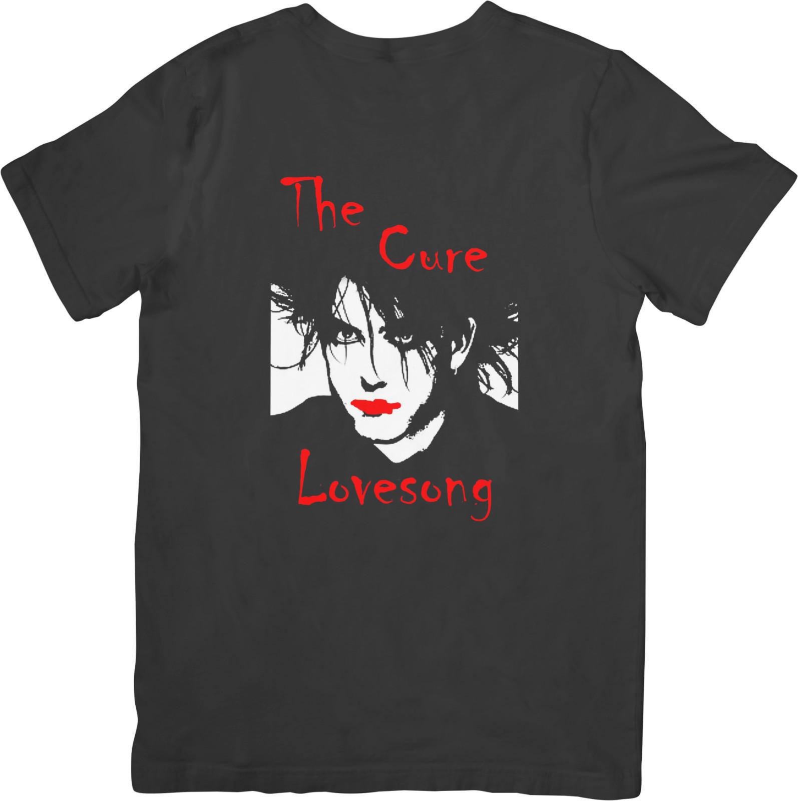 

The Cure Music Unisex Fit for Men Women Quality Cotton T-Shirt Black XL