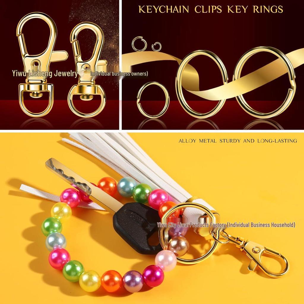 265PCS Keyring Clip & Lobster Clasp DIY Kit