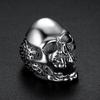 S925 Silver Ring for Men and Women, Retro Zombie Skull Ring, Hip-hop Ring