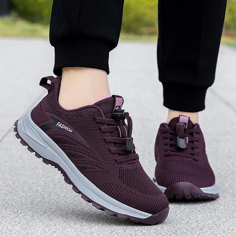 Women's Non-Slip Comfortable Walking Shoes - Soft Sole for Middle-aged & Elderly