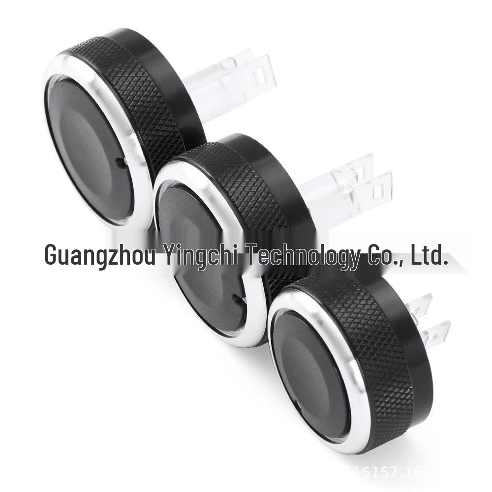Compatible Aluminum Alloy Knob for Nissan Livina Qashqai NV200 Air Conditioning Switch чёрный