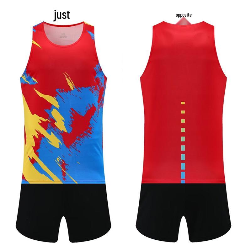 Unisex Quick-Dry Running Suit: Breathable Vest & Sportswear for Marathon and Training