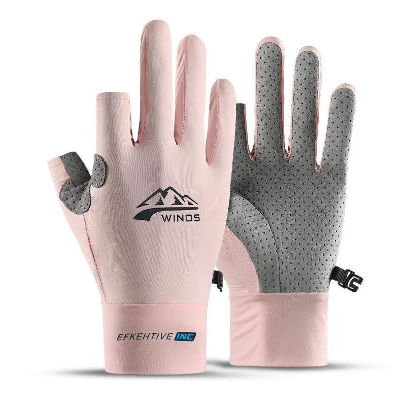 Summer Motorcycle Gloves Professional Gym Fitness Breathable Anti-Slip Women Men Half Finger Fishing Cycling Fingerless Gloves