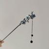 F1199 Five-Petal Flower Tassel Hairpin