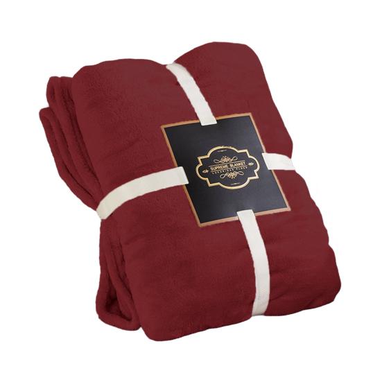 Flannel Blanket Thickened Double-sided Fluff Plush Solid Color Office Nap Dormitory Home Bed