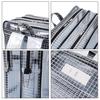 NOTAG Transparenter Rucksack, Ingenieurstasche, Werkzeugtasche mit Haken, Große Kapazität, PVC Antistatisch, Reinraum-Werkzeugtasche, A4-Format, Vinyl, Große Kapazität,