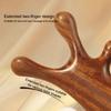 Four In One Body Meridian Massage Comb Sandalwood Coarse Wide Tooth Comb Acupuncture Handheld Head Scalp Massager Anti-static