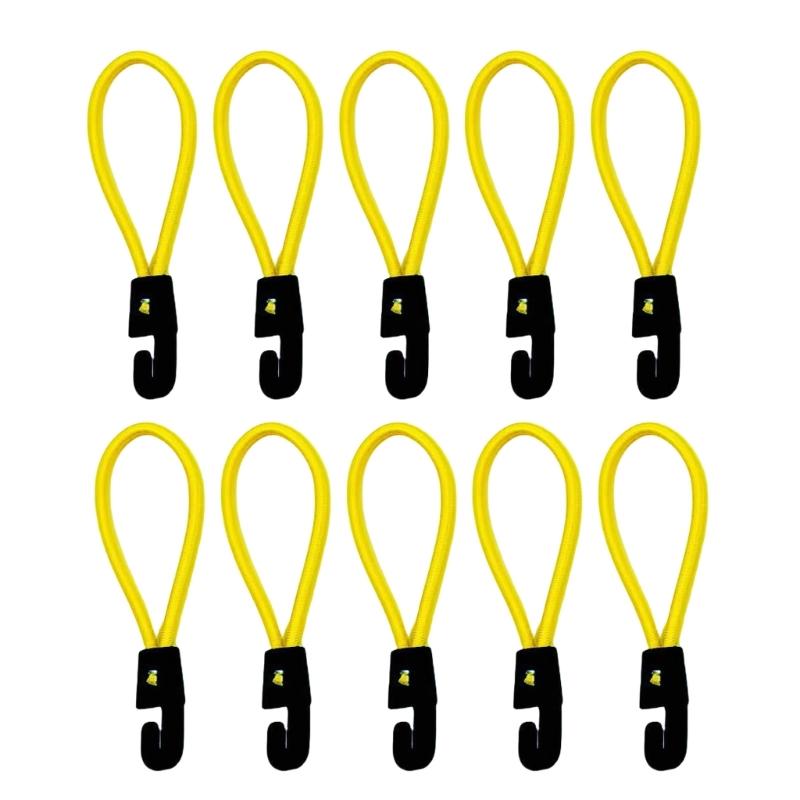 

Quickly Release Rubber Bungee Cord Elastics Tie Down Strap Heavy Type Antislip Luggage Rope for Cycling Commuting 10cm