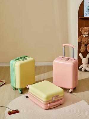 2025 Lightweight 16-inch Children's Trolley Suitcase with Combo Lock & Universal Wheels