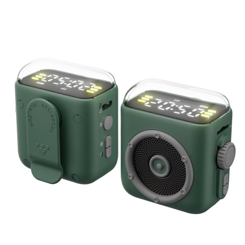 Built in Microphone Wireless Speaker Magnetic Back Clip Portable Speaker Birthday Presents