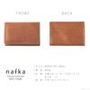 nafka Genuine Leather Mostro Leather Simple Compact Made in Japan [Nafka] Women's Tri-Fold [NFK-72008] (Light Green)