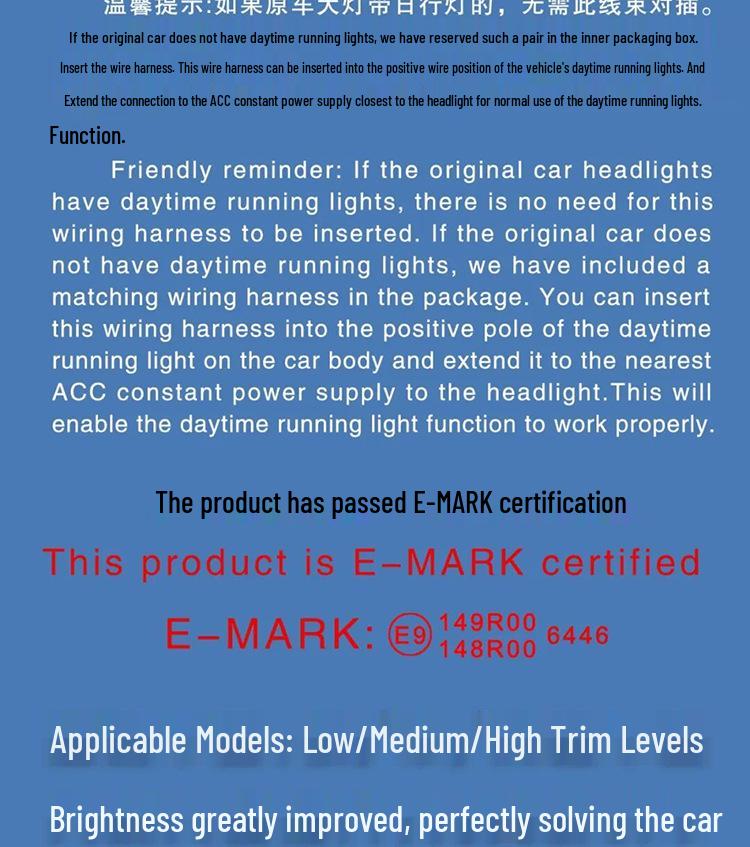 Mercedes-Benz AROCS LED Headlight Assembly for Heavy Duty & Concrete Pump Trucks 4143/3343
