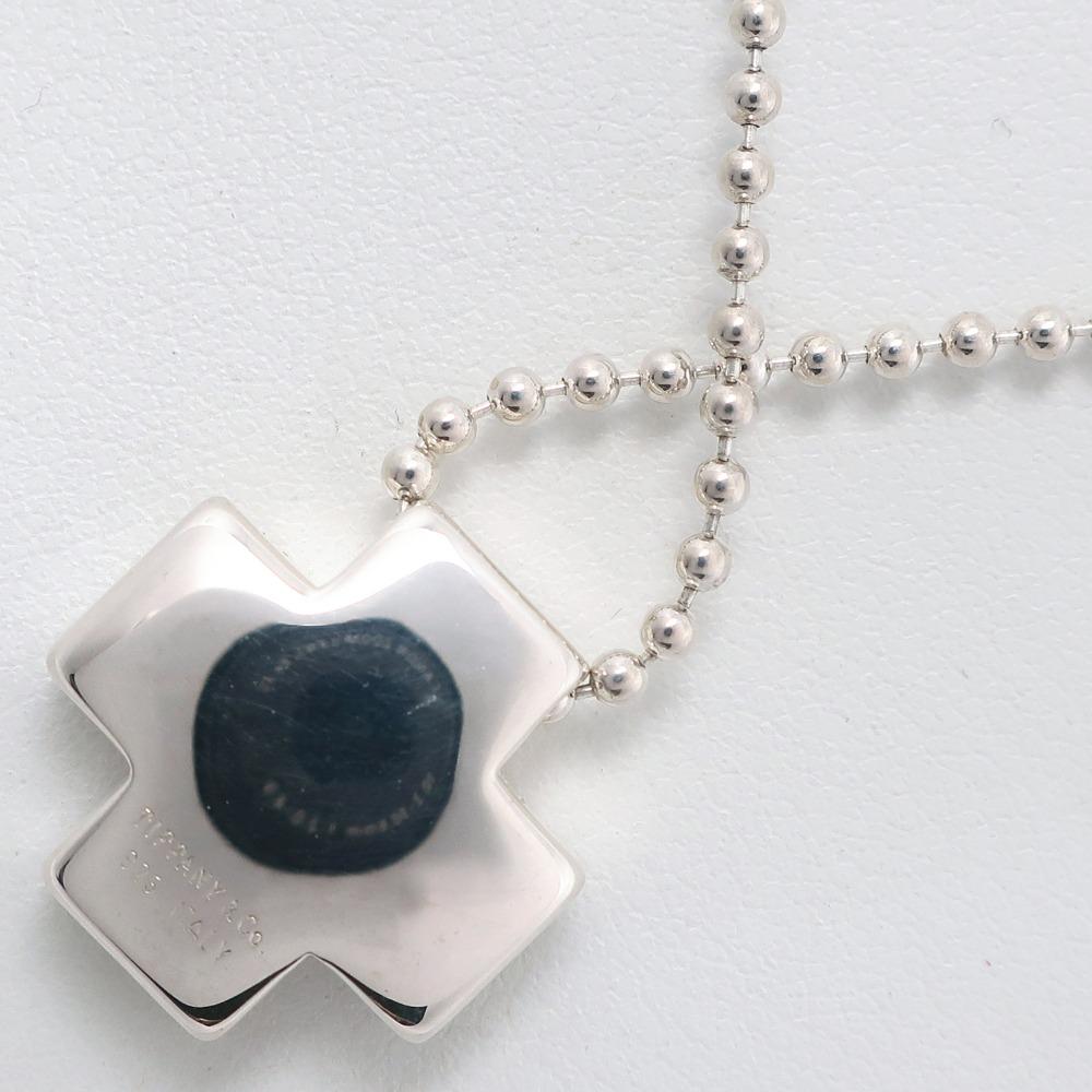 TIFFANY&Co. Römisches Kreuz Halskette Kugelkette Silber925 Kreuz 13,6g Damen Gebraucht