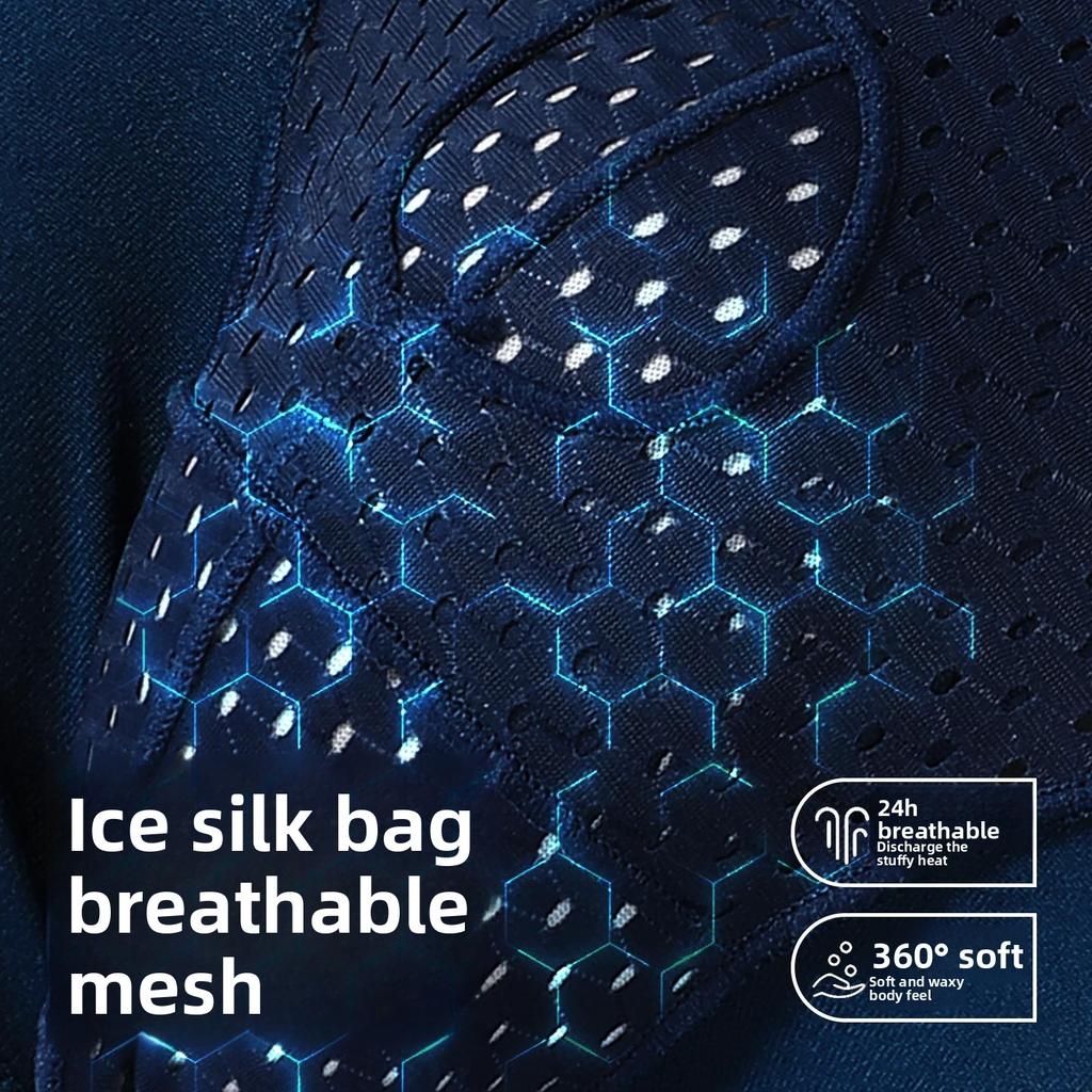 Men's Spring and Summer Ice Silk Bag Bullet Separation Breathable Sports Boxer Briefs