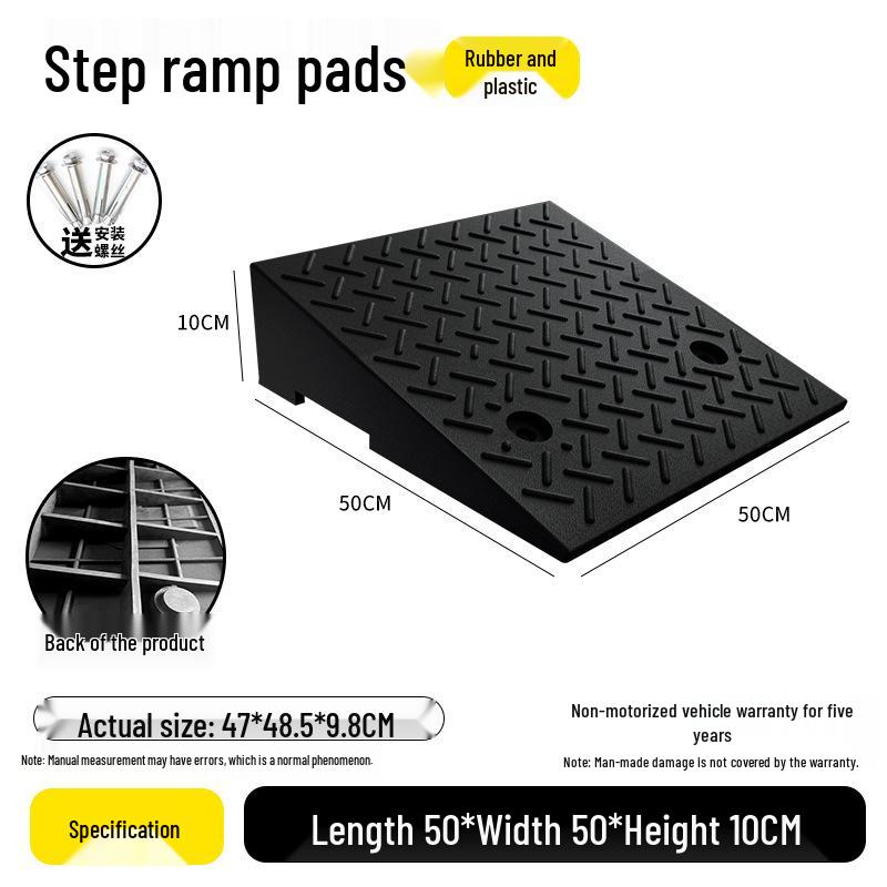 Rubber Curb Ramp for Cars and Household Steps
