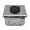 NEMA 14 50R 50A Power Outlet Receptacle, 4 Prong Electrical Socket for RV EV Charging, Surface Or Flush Mount