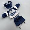 Mini 1/6 BJD Doll Outfit Set Cartoon Doll Overall Suit for 1/6 BJD Dolls Doll Accessories