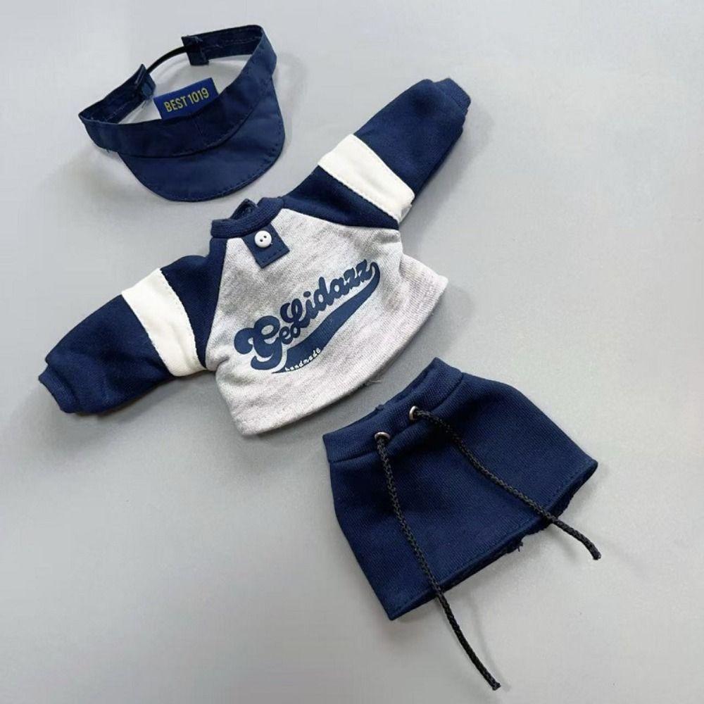 Mini 1/6 BJD Doll Outfit Set Cartoon Doll Overall Suit for 1/6 BJD Dolls Doll Accessories