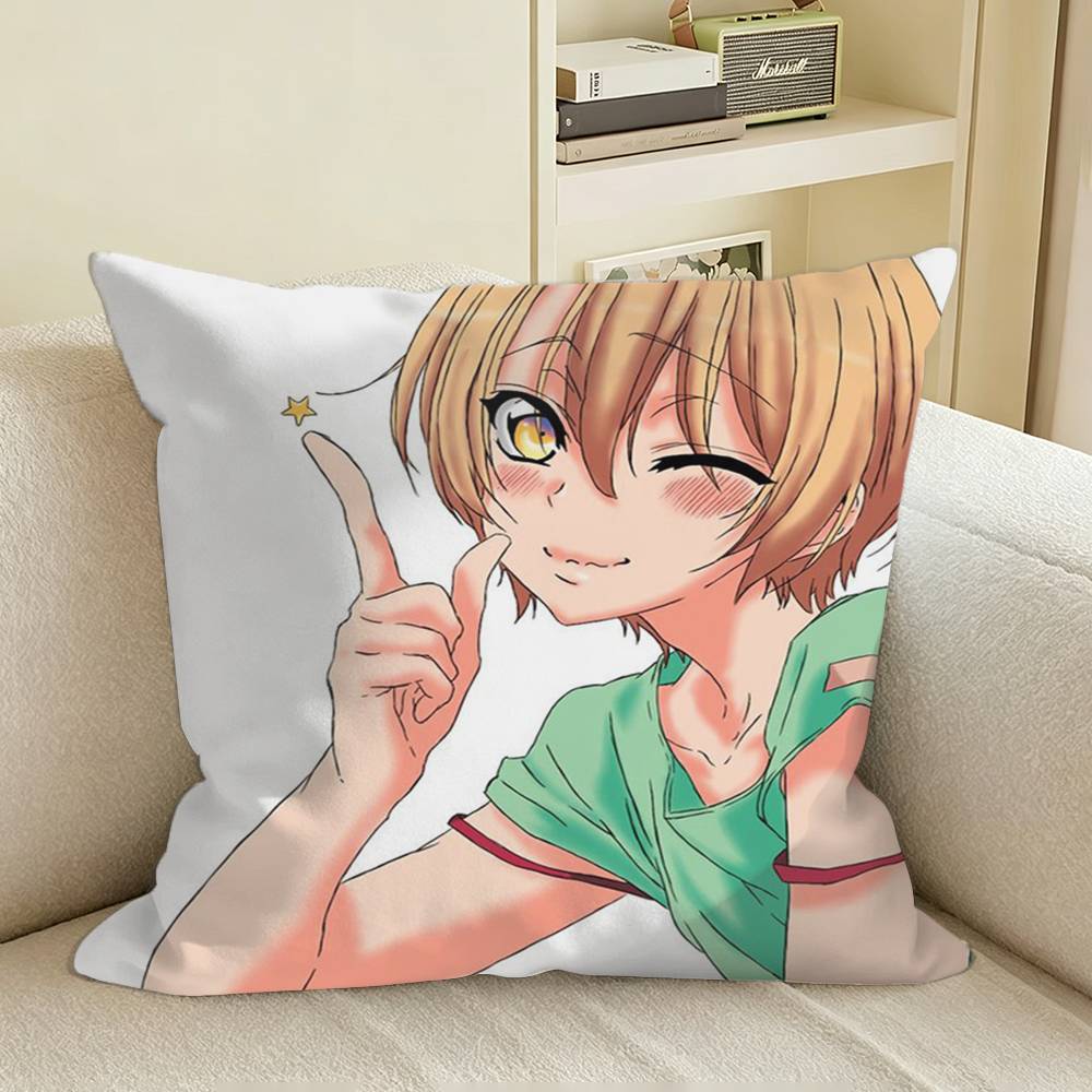 BLIzumi Sena From Love Stage Square Sofa Pillow Cover Solid Color Living Room Home Decor Cushion Case