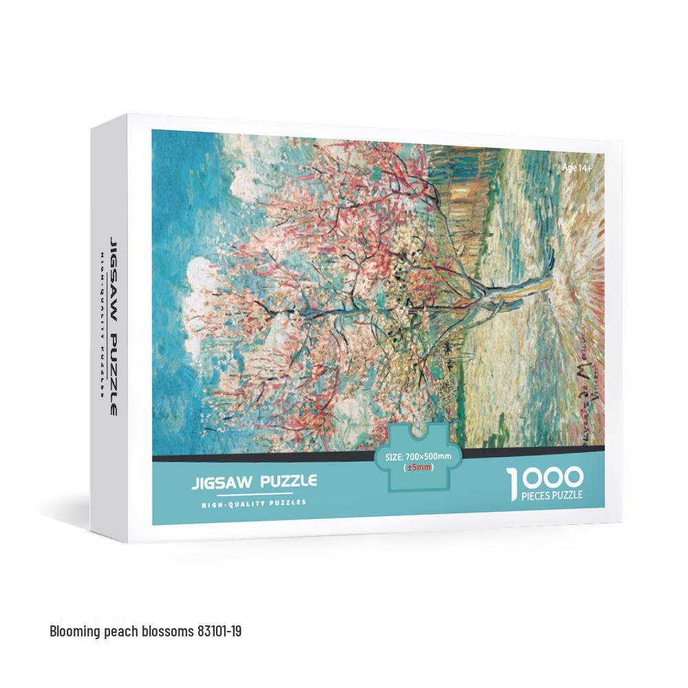 Adult Jigsaw Puzzle - 1000 Pieces, 70x50 CM White Cardboard