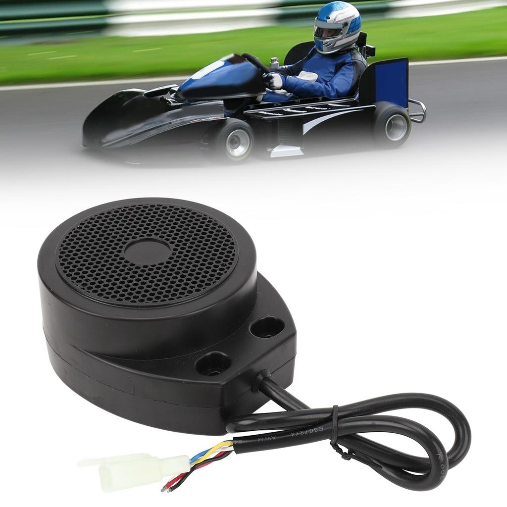 Motorrad Sound Simulator Einfach zu Verkabeln DC12 bis 80V Soundsimulationssystem Wasserfest 110DB Laut für Roller Go Kart