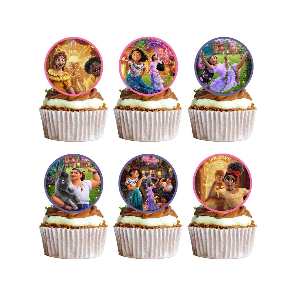 Vibrant Encanto Birthday Party Decorations Set With Backdrop Banner And Cupcake Toppers