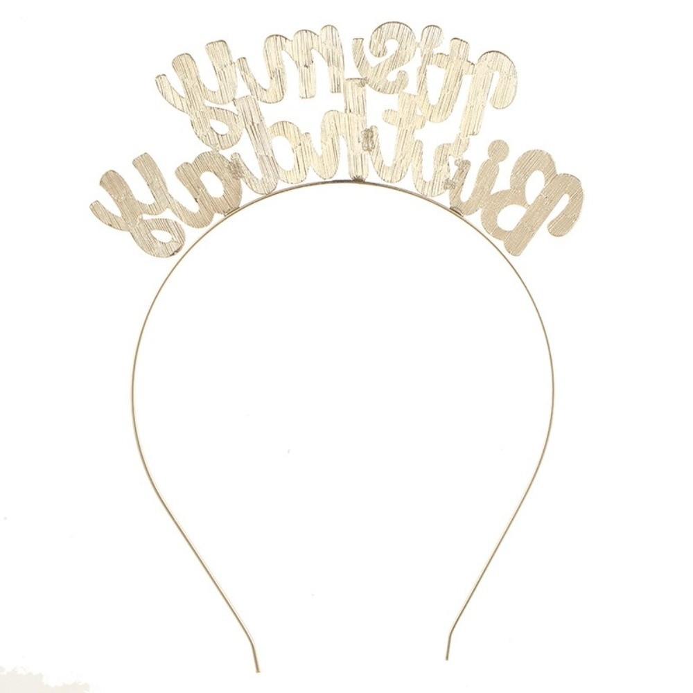 It's My Birthday Birthday Headband Alloy Party Headwear Girls Accessories