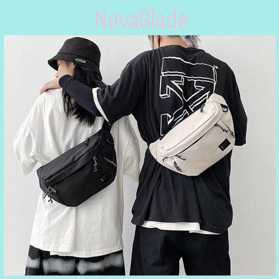 Koreanische Street Style Herren Umhängetasche Aus Nylonmaterial Für Den Täglichen Gebrauch